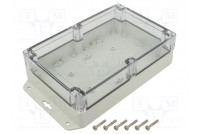 Enclosure: multipurpose X: 140mm Y: 210mm Z: 60mm ZP light grey