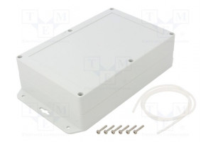 Enclosure: multipurpose X: 140mm Y: 210mm Z: 60mm ZP light grey