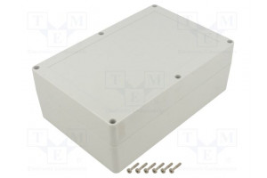 Enclosure: multipurpose X: 140mm Y: 210mm Z: 75mm ZP ABS gasket