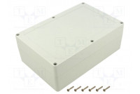 Enclosure: multipurpose X: 140mm Y: 210mm Z: 75mm ZP light grey