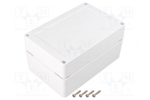 Enclosure: multipurpose X: 150mm Y: 100mm Z: 75mm ZP ASA white