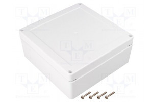 Enclosure: multipurpose X: 150mm Y: 150mm Z: 60mm ZP ASA white