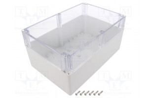 Enclosure: multipurpose X: 160mm Y: 240mm Z: 120mm polycarbonate