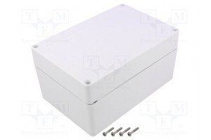 Enclosure: multipurpose X: 180mm Y: 120mm Z: 90mm ZP ASA white