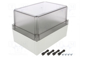 Enclosure: multipurpose X: 180mm Y: 255mm Z: 175mm MNX grey IK08