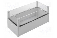 Enclosure: multipurpose X: 188mm Y: 378mm Z: 180mm SOLID grey