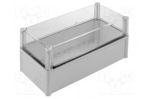 Enclosure: multipurpose X: 188mm Y: 378mm Z: 180mm SOLID grey