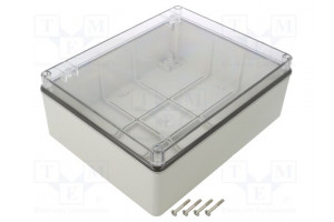 Enclosure: multipurpose X: 198mm Y: 248mm Z: 95mm SCABOX grey