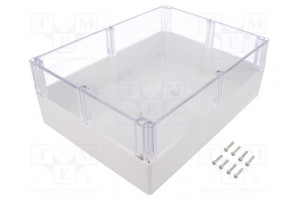 Enclosure: multipurpose X: 230mm Y: 300mm Z: 111mm polycarbonate