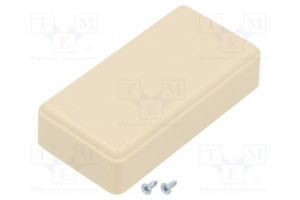 Enclosure: multipurpose X: 40mm Y: 79mm Z: 20mm ABS ivory