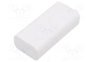 Enclosure: multipurpose X: 40mm Y: 83mm Z: 24mm ABS white