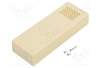 Enclosure: multipurpose X: 47mm Y: 127mm Z: 23mm ABS ivory