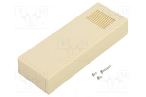 Enclosure: multipurpose X: 47mm Y: 127mm Z: 23mm ABS ivory