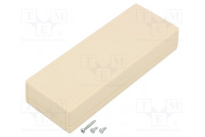 Enclosure: multipurpose X: 47mm Y: 127mm Z: 23mm ABS ivory