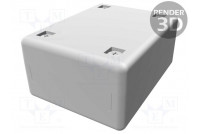 Enclosure: multipurpose X: 50mm Y: 65mm Z: 30mm MB polystyrene