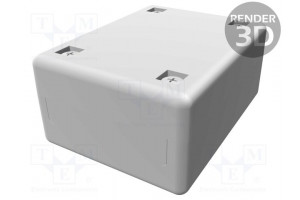 Enclosure: multipurpose X: 50mm Y: 65mm Z: 30mm MB polystyrene