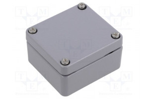 Enclosure: multipurpose X: 58mm Y: 64mm Z: 34mm AL aluminium