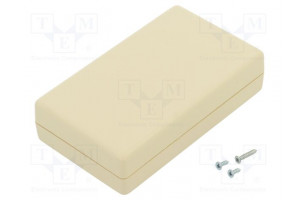 Enclosure: multipurpose X: 60mm Y: 102mm Z: 26mm ABS ivory