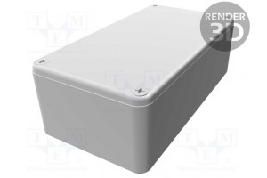 Enclosure: multipurpose X: 60mm Y: 112mm Z: 38mm 1590 aluminium