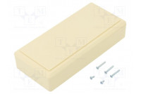 Enclosure: multipurpose X: 60mm Y: 131mm Z: 28mm ABS ivory