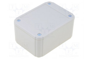 Enclosure: multipurpose X: 60mm Y: 80mm Z: 40mm ABS grey IP54