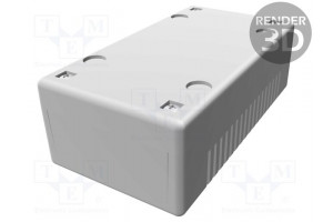 Enclosure: multipurpose X: 65mm Y: 120mm Z: 40mm MB polystyrene