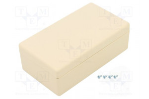 Enclosure: multipurpose X: 70mm Y: 125mm Z: 45mm ABS ivory