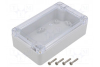 Enclosure: multipurpose X: 75mm Y: 125mm Z: 37mm ZP light grey