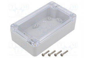 Enclosure: multipurpose X: 75mm Y: 125mm Z: 37mm ZP light grey