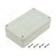 Enclosure: multipurpose X: 75mm Y: 125mm Z: 37mm ZP light grey