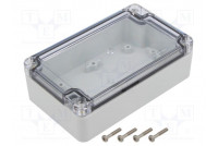 Enclosure: multipurpose X: 75mm Y: 125mm Z: 37mm ZP light grey