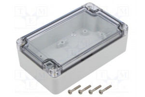 Enclosure: multipurpose X: 75mm Y: 125mm Z: 37mm ZP light grey