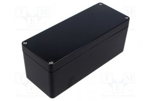 Enclosure: multipurpose X: 75mm Y: 190mm Z: 75mm polyester black