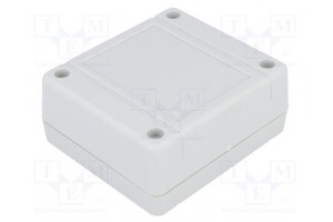 Enclosure: multipurpose X: 79mm Y: 89mm Z: 38mm ABS grey IP54