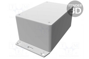 Enclosure: multipurpose X: 80mm Y: 120mm Z: 60mm 1591 ABS grey