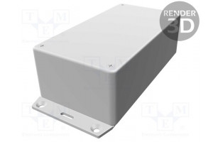 Enclosure: multipurpose X: 80mm Y: 150mm Z: 50mm 1591 ABS grey