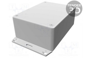 Enclosure: multipurpose X: 82mm Y: 110mm Z: 45mm 1591 ABS grey