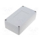 Enclosure: multipurpose X: 82mm Y: 140mm Z: 45mm ABS grey IP65