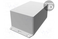 Enclosure: multipurpose X: 83mm Y: 123mm Z: 59mm 1591XX ABS grey