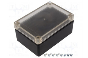 Enclosure: multipurpose X: 85mm Y: 125mm Z: 57mm ABS black