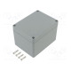 Enclosure: multipurpose X: 90mm Y: 115mm Z: 80mm ABS light grey