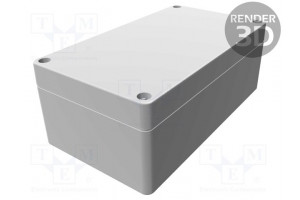 Enclosure: multipurpose X: 90mm Y: 160mm Z: 60mm 1554 ABS grey