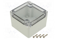 Enclosure: multipurpose X: 90mm Y: 90mm Z: 60mm ZP polycarbonate