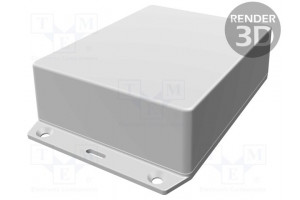 Enclosure: multipurpose X: 94mm Y: 121mm Z: 38mm 1591XX ABS grey