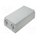 Enclosure: wall mounting X: 125mm Y: 222mm Z: 75mm ABS IP65