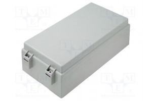 Enclosure: wall mounting X: 125mm Y: 222mm Z: 75mm ABS IP65