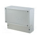 Enclosure: wall mounting X: 213mm Y: 185mm Z: 102mm CARDMASTER