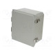 Enclosure: wall mounting X: 261mm Y: 306mm Z: 156mm PJU grey