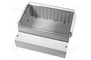 Enclosure: wall mounting X: 296mm Y: 261mm Z: 132.5mm ABS grey