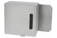 Enclosure: wall mounting X: 400mm Y: 400mm Z: 210mm ARCA grey